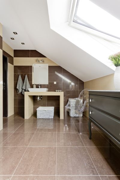 Attic Bathroom Installation in Kalispell